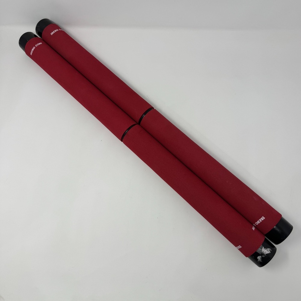 Tae Bo 3 Lb. Sculpting Sticks Exercise Weighted Fitness Bar Billy Blanks Padded